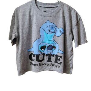 WOMENS PLUS SIZE LILO AND STICH CROP TOP SIZE 4X